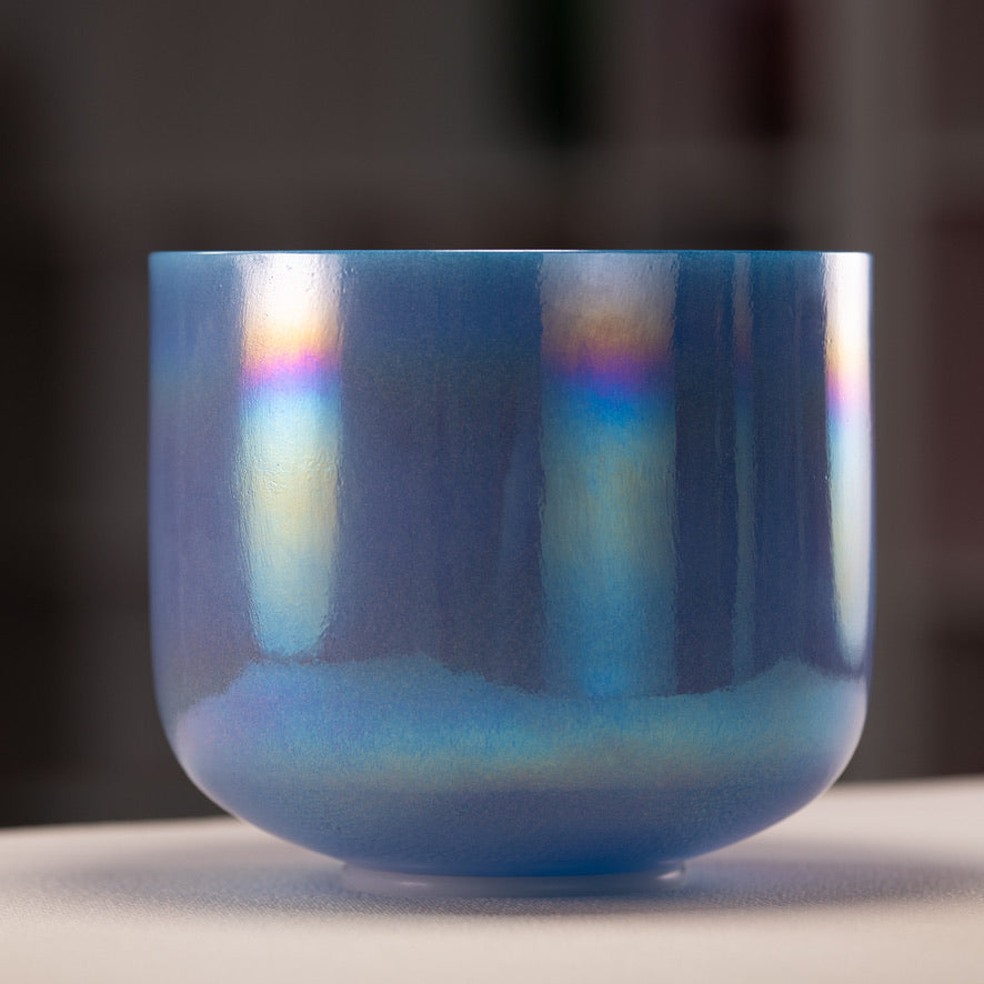 9" F-31 Father Sky Celestial Frosted Singing Bowl