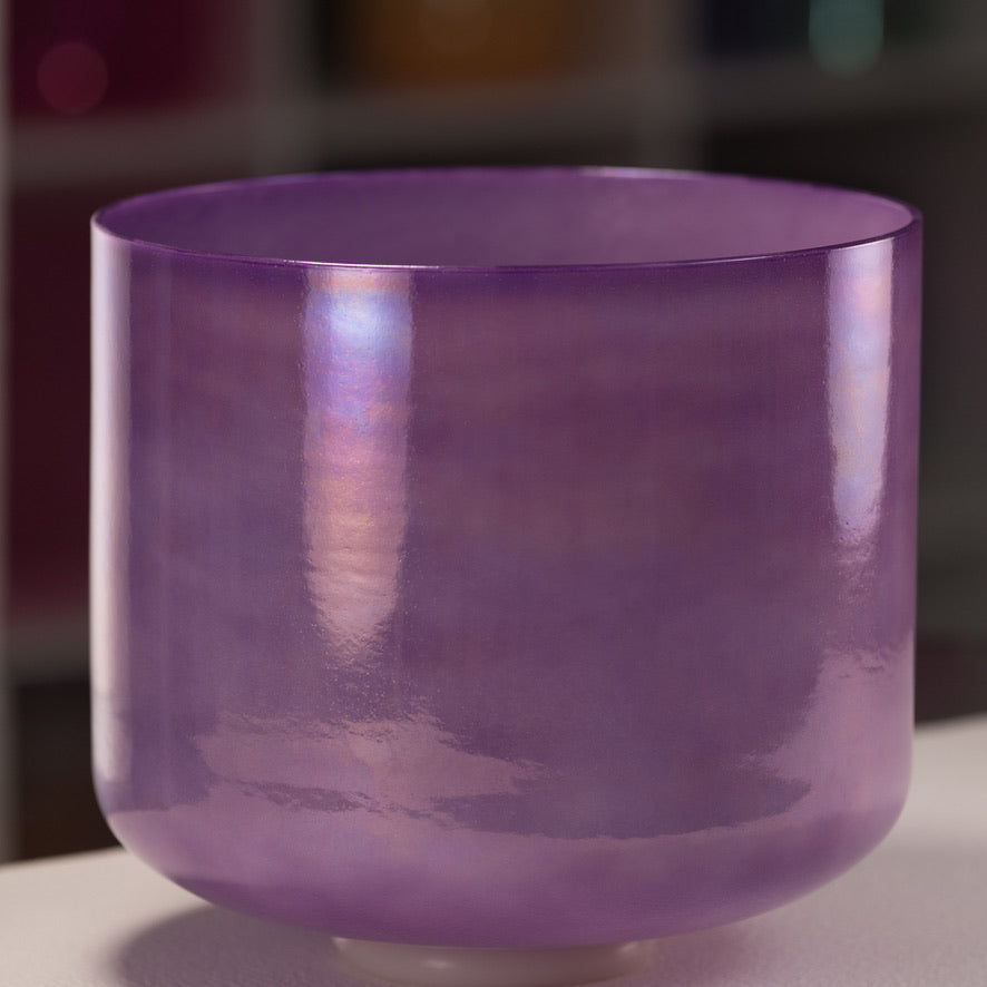 11" F+11 Lilac Blossom Crystal Singing Bowl