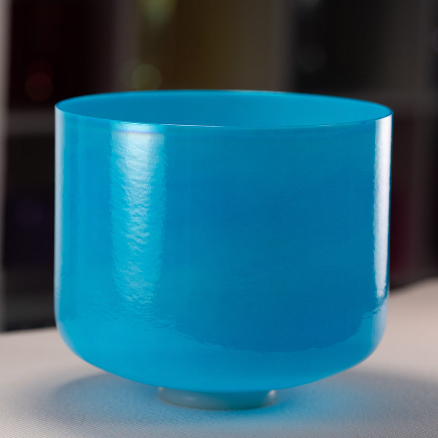 12" A#-10 Serenity Sky Crystal Singing Bowl, Perfect Pitch