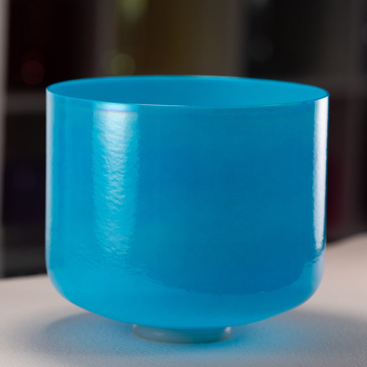 12" A#-10 Serenity Sky Crystal Singing Bowl, Perfect Pitch