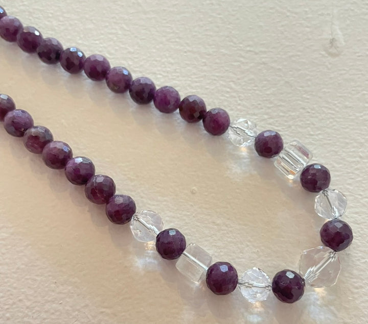 Purple Ruby Necklace