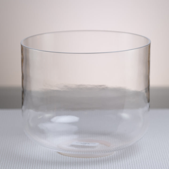 10" F#+46 Clear Quartz Crystal Singing Bowl