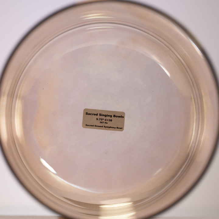 9.75" C+38 Sacred Ground Crystal Symphony Bowl, Tall