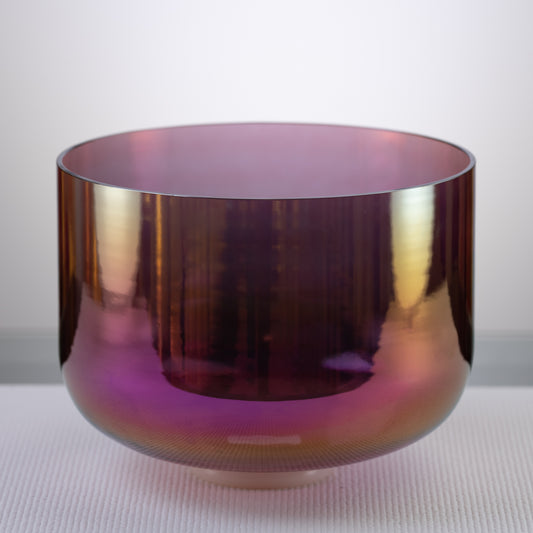 12" F-11 Plum Passion Crystal Singing Bowl