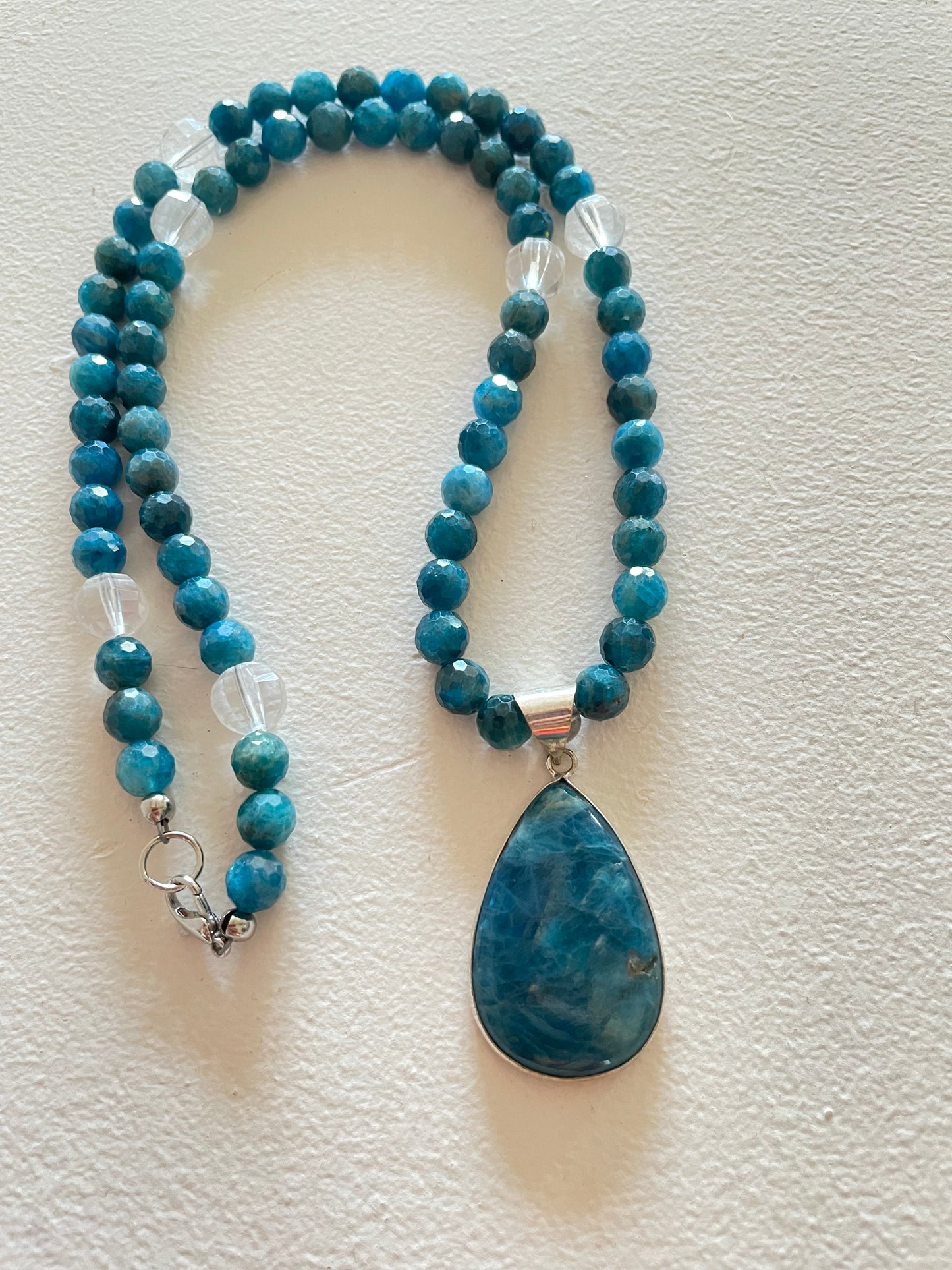 Faceted Apatite Necklace