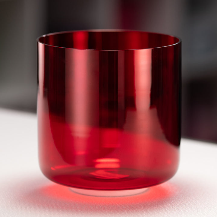 7.5" C+46 Ruby Ray Crystal Singing Bowl