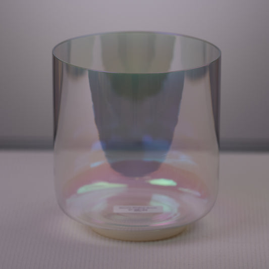 7" G#+24 Prismatic Crystal Singing Bowl, Sacred Singing Bowls