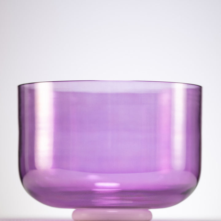 9.75" C#-42 Lavender Lotus Crystal Singing Bowl