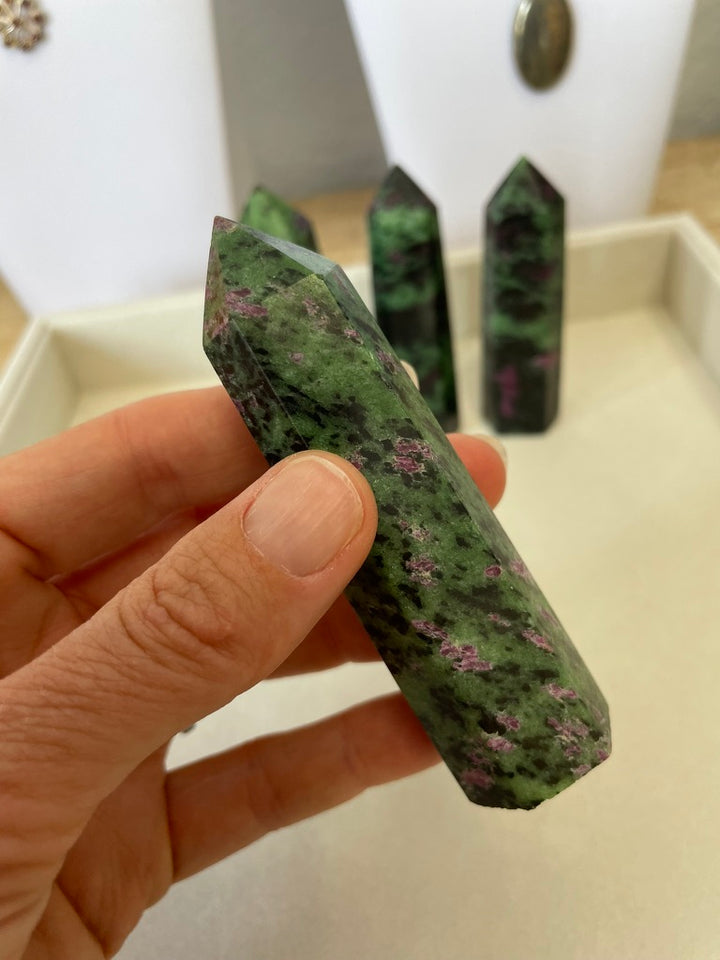 Small Ruby Zoisite Towers