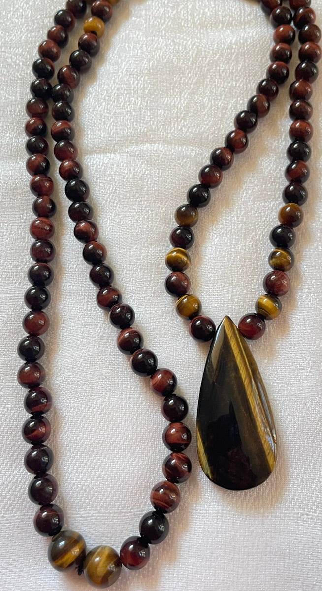 Red Tiger Eye Mala