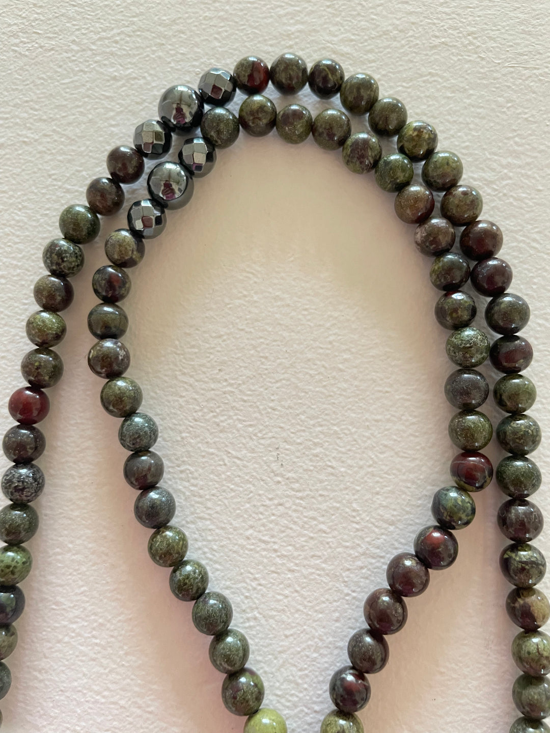 Dragon Blood Jasper Mala