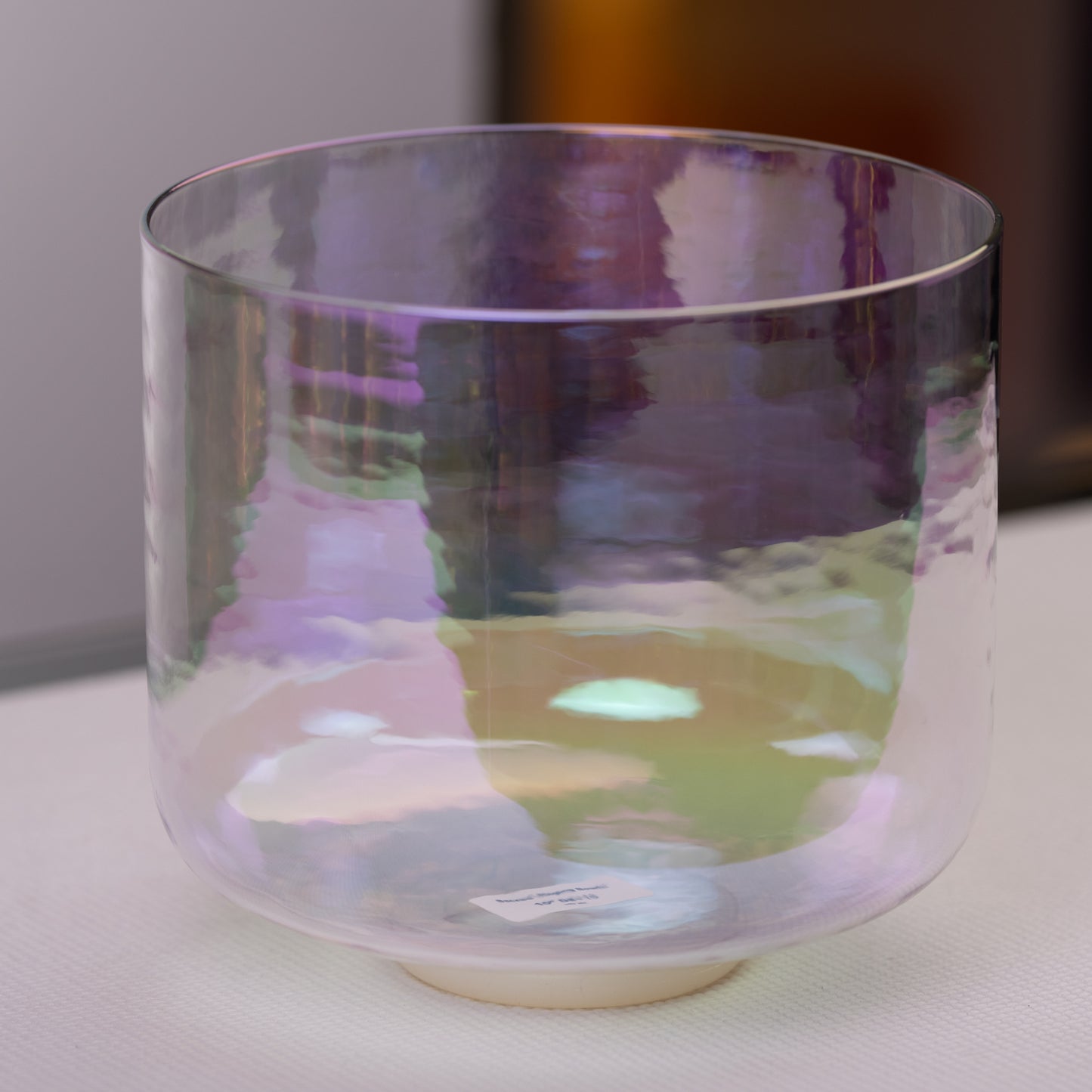 10" D#+15 Prismatic Crystal Singing Bowl