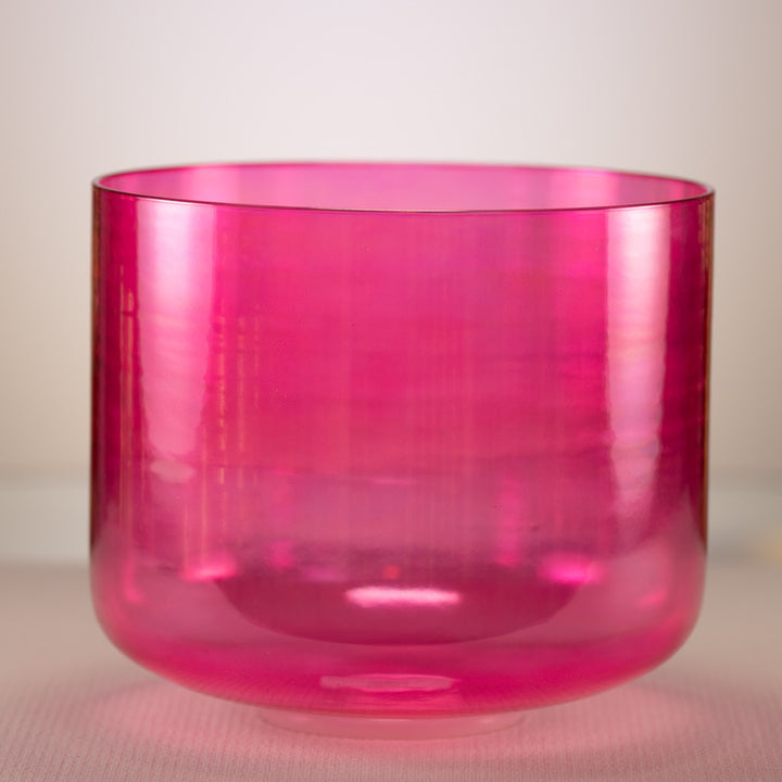 10" E+24 Pink Lotus Crystal Singing Bowl