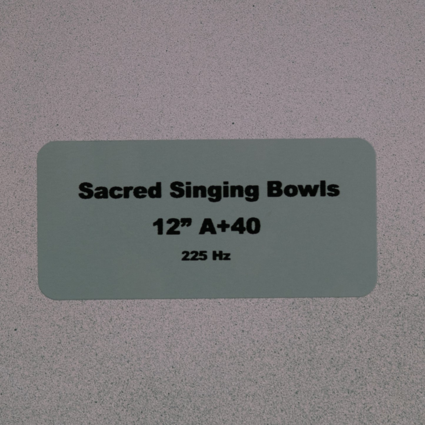 12" A+40 Mint Green Tourmaline Color Crystal Singing Bowl, Prismatic, Sacred Singing Bowls