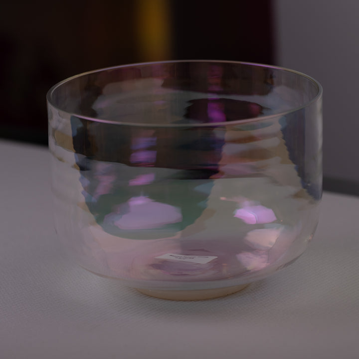 9.5" D-45 Prismatic Crystal Singing Bowl