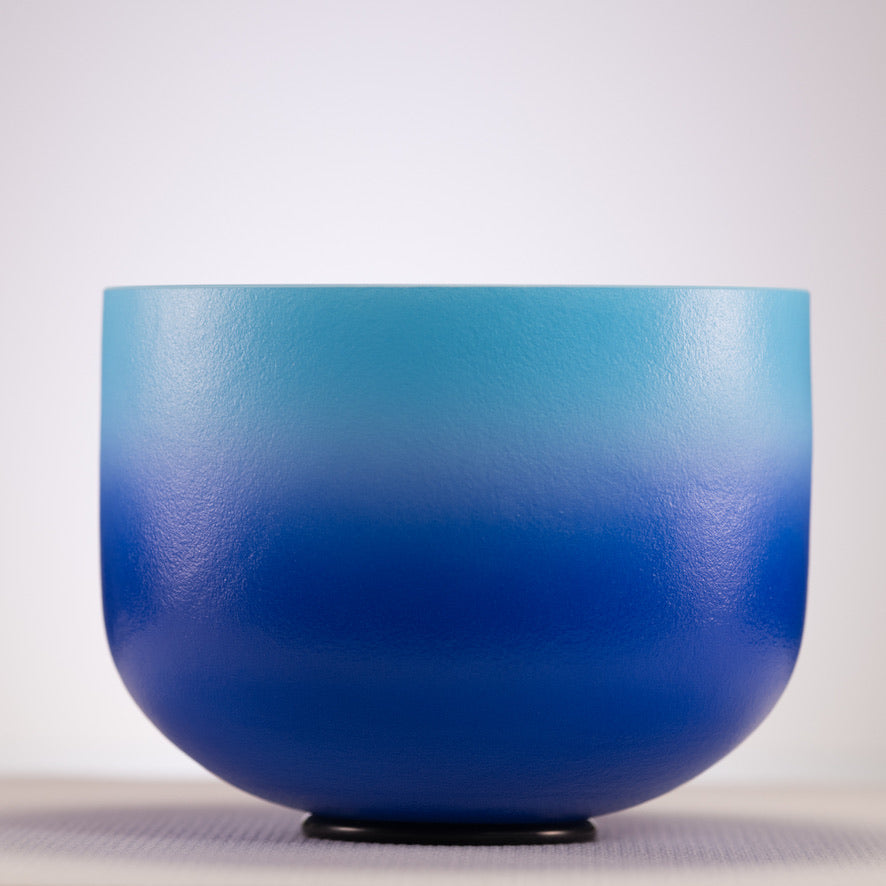 10" A-35 Frosted Father Sky Crystal Singing Bowl