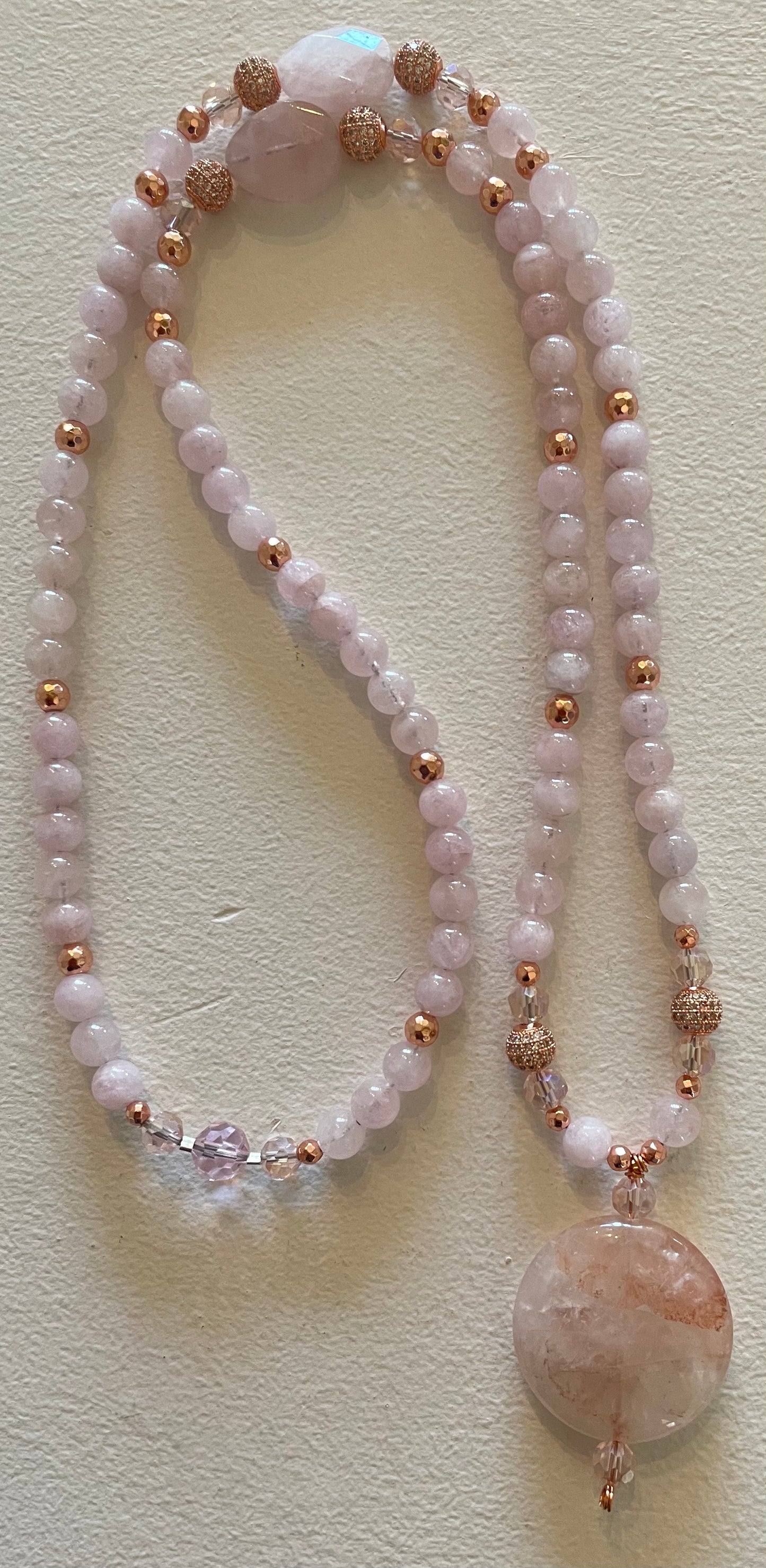 Morganite Mala