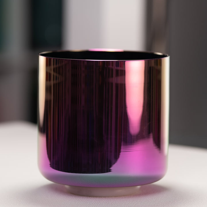 7.5" C+20 Celestial Rainbow Crystal Singing Bowl