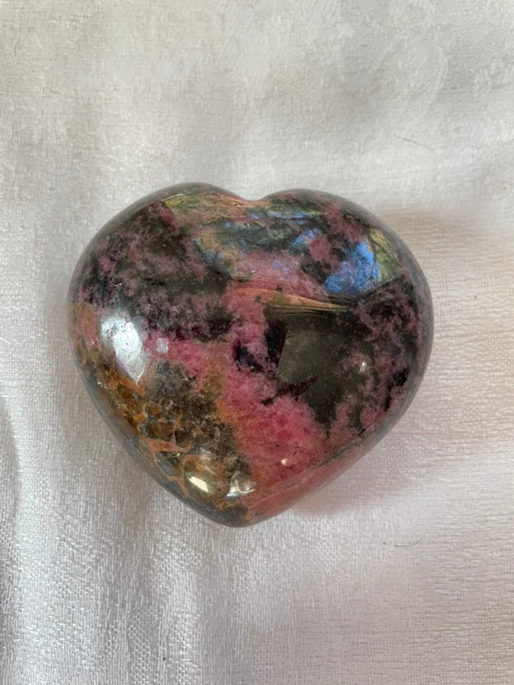 Royal Rhodonite Heart