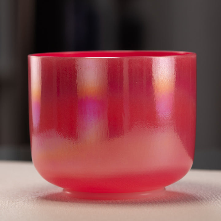 7" A-24 Dreamy Peony Celestial Frosted Singing Bowl