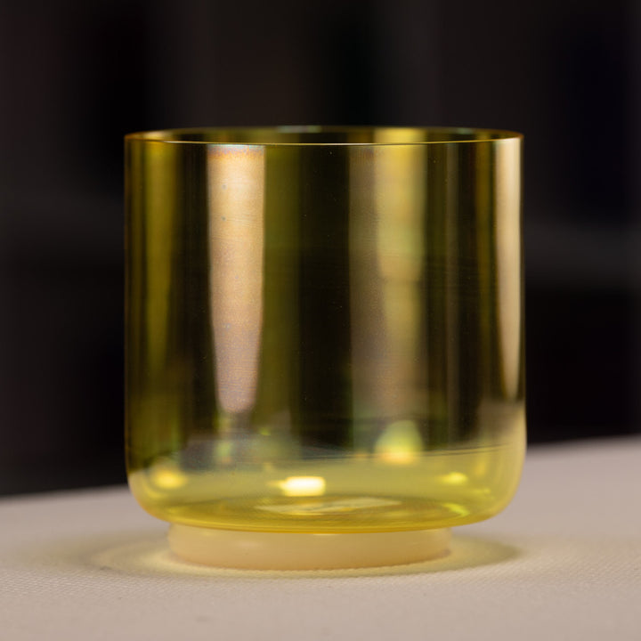 6" E+10 Radiant Sun Crystal Singing Bowl, Perfect Pitch