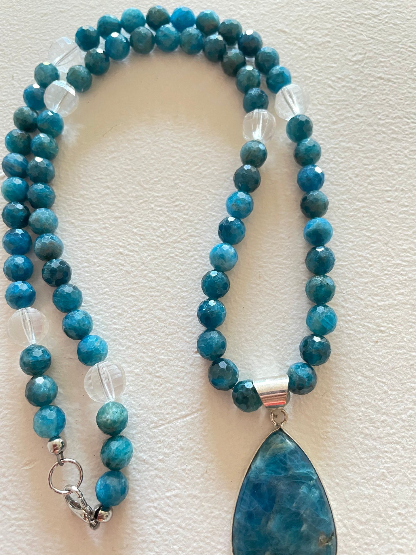 Faceted Apatite Necklace