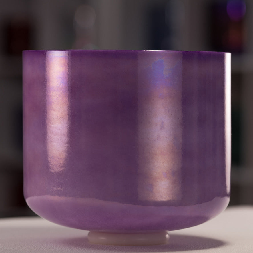 11" F+11 Lilac Blossom Crystal Singing Bowl