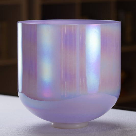 12.25" A-8 Lilac Blossom Sacred Symphony Crystal Singing Bowl