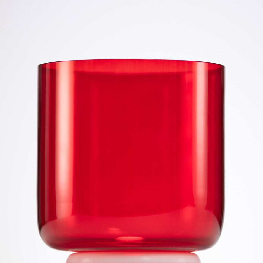 6" G-44 Ruby Ray Crystal Singing Bowl