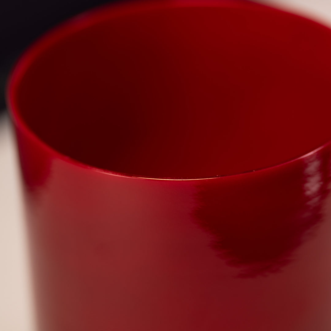 6.25" D#-10 Crimson Dawn Crystal Singing Bowl, Perfect Pitch