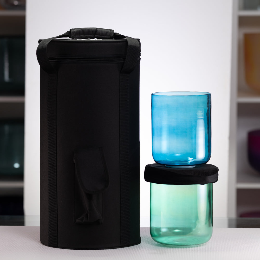 Black Two Layer Case with Bowls