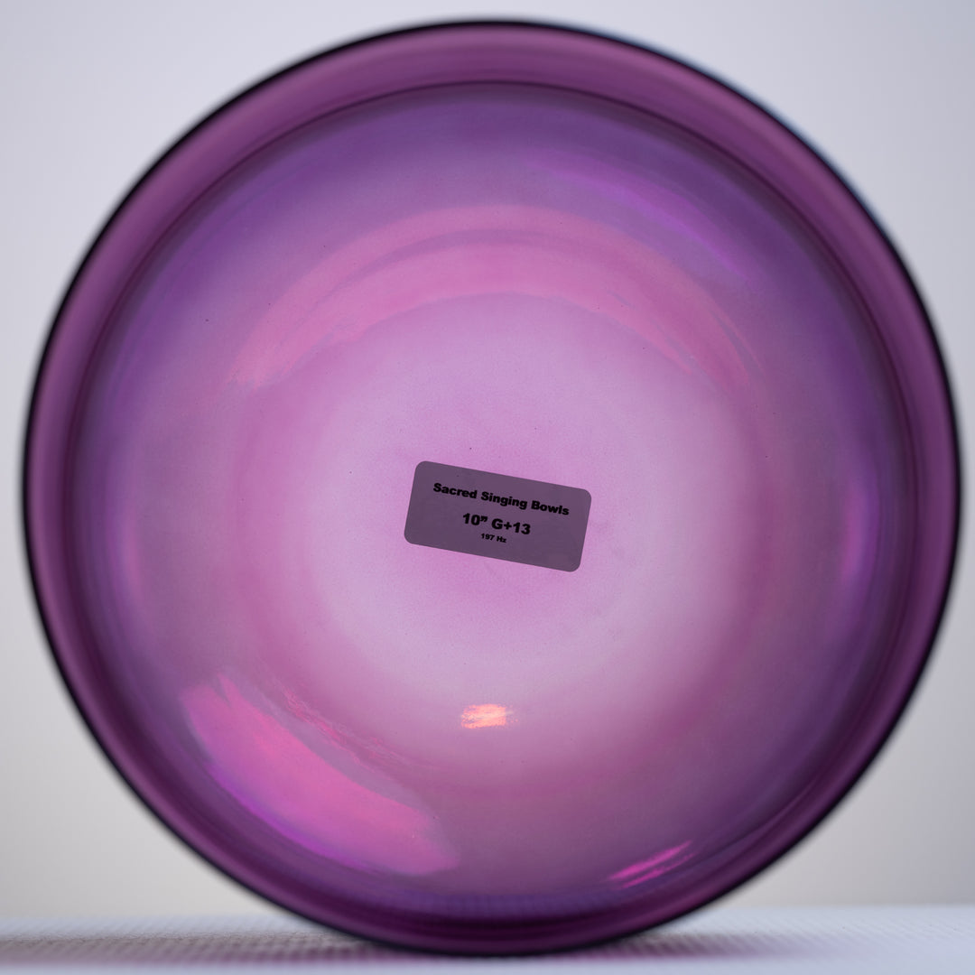 10" G+13 Amethyst Activation Crystal Singing Bowl