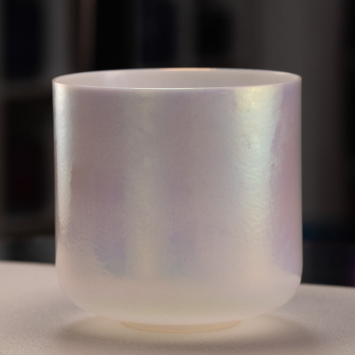 9" F+22 Majestic Moon Crystal Singing Bowl