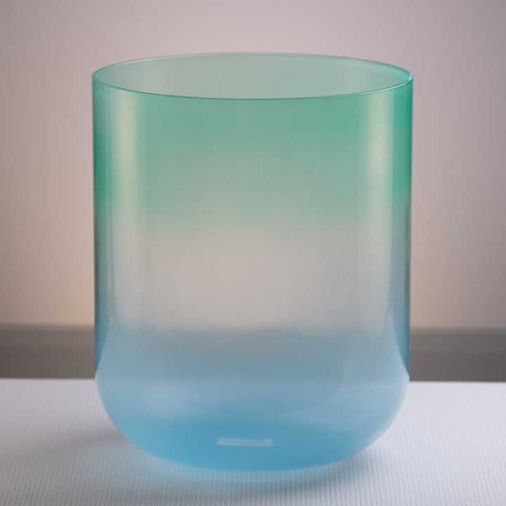 12" E+34 Turquoise Tide Crystal Singing Bowl | TALL