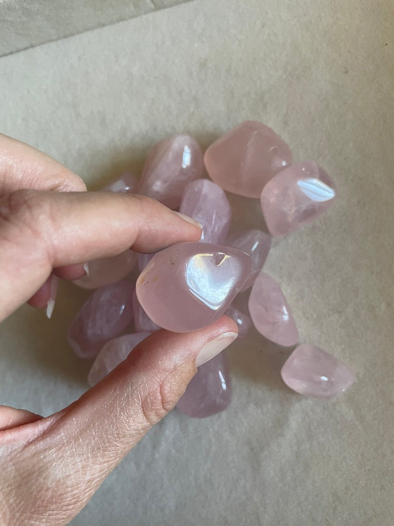 Rose Quartz Tumbles