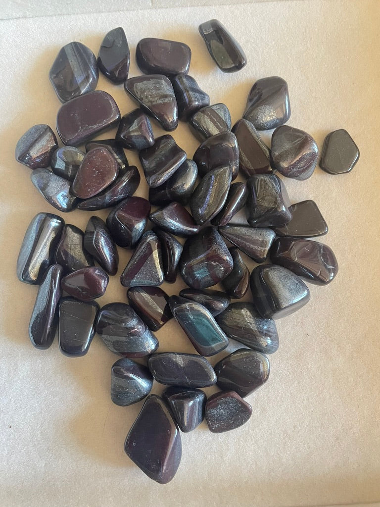 Two Tone Hematite Tumbles