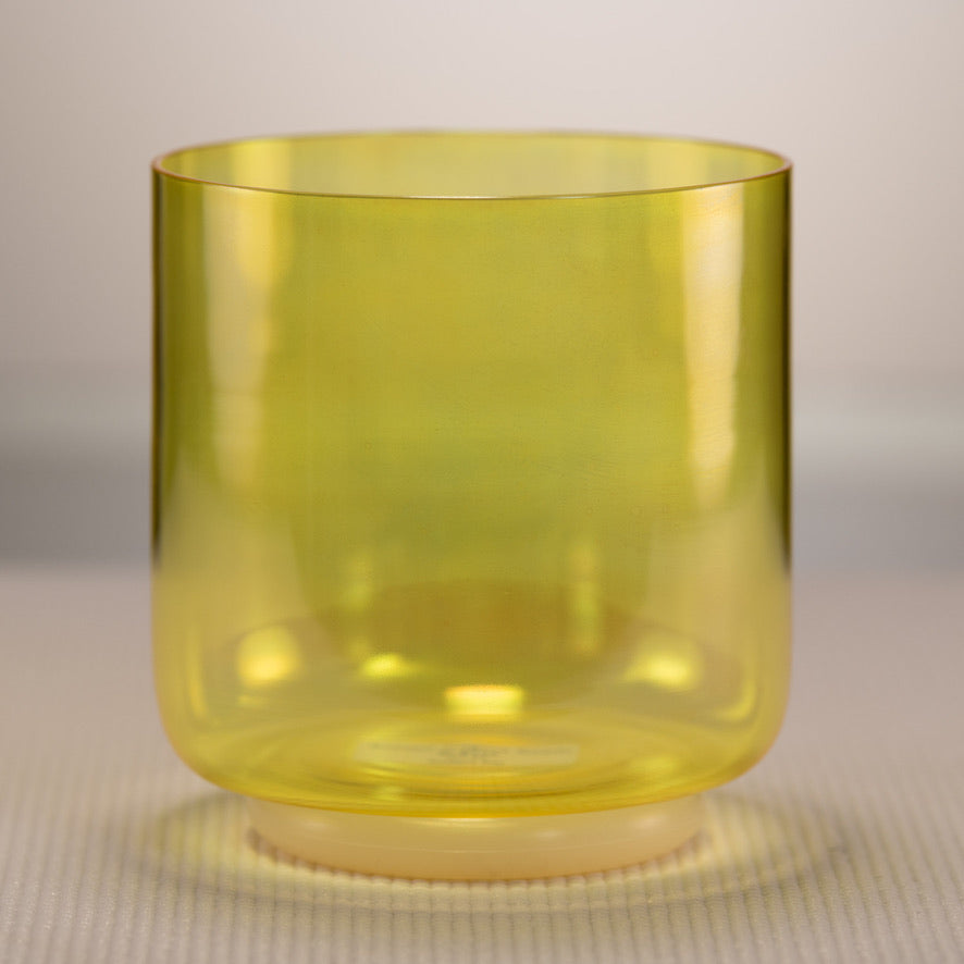 6" E+10 Radiant Sun Crystal Singing Bowl, Perfect Pitch