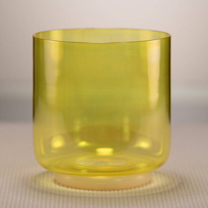 6" E+10 Radiant Sun Crystal Singing Bowl, Perfect Pitch