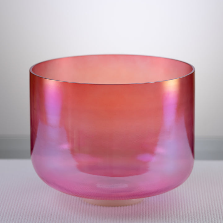 11" G#-37 Rose Blossom Crystal Singing Bowl