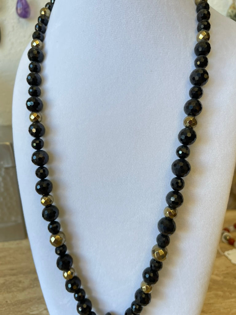 Black Spinel Necklace
