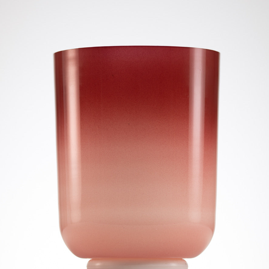 7" D-37 Crimson Dawn Crystal Singing Bowl