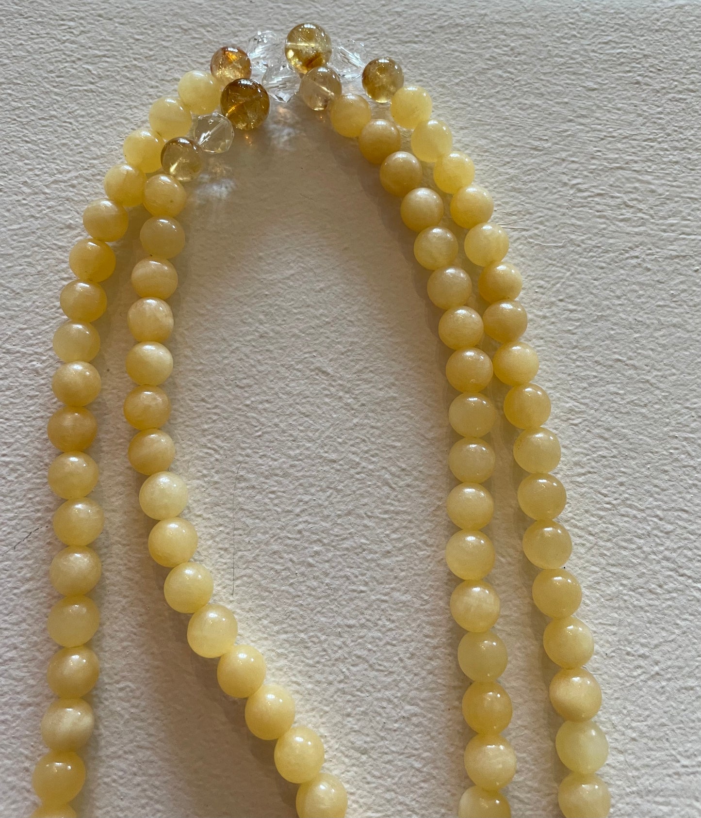 Yellow Calcite Mala