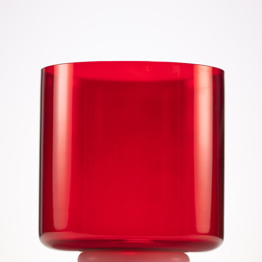 7" C#-1 Ruby Ray Crystal Singing Bowl, Perfect Pitch