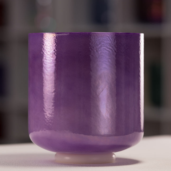 8" B-45 Lilac Blossom Crystal Singing Bowl