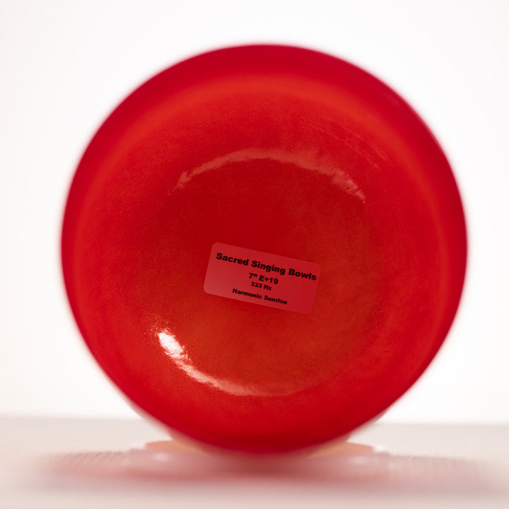 7" E+19 Harmonic Sunrise Crystal Singing Bowl