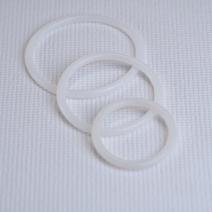 Clear O Rings for Singing Bowls: Silica