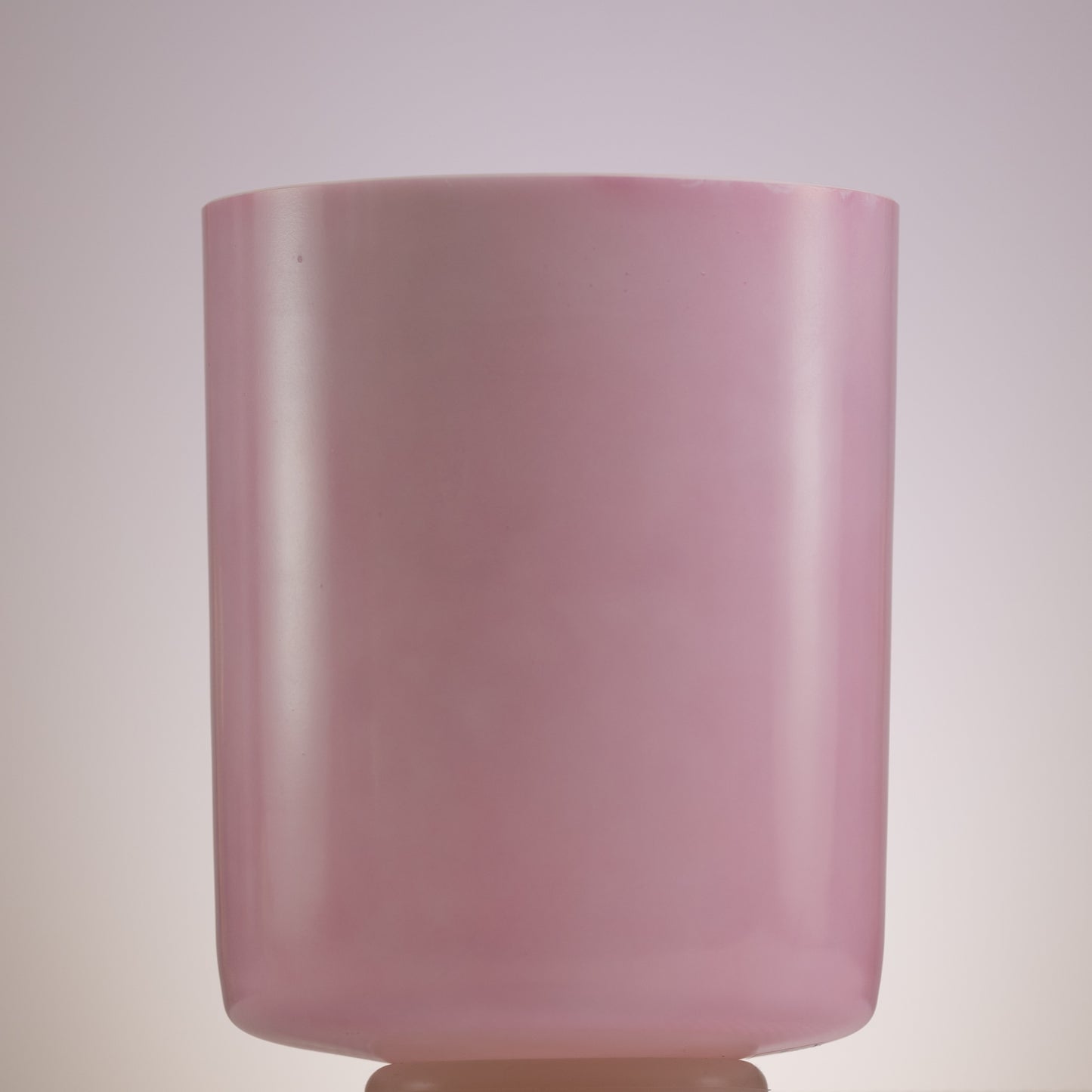 8" E+25 Pink Ocean Gold, Tall Crystal Singing Bowl, Crystal Tones™