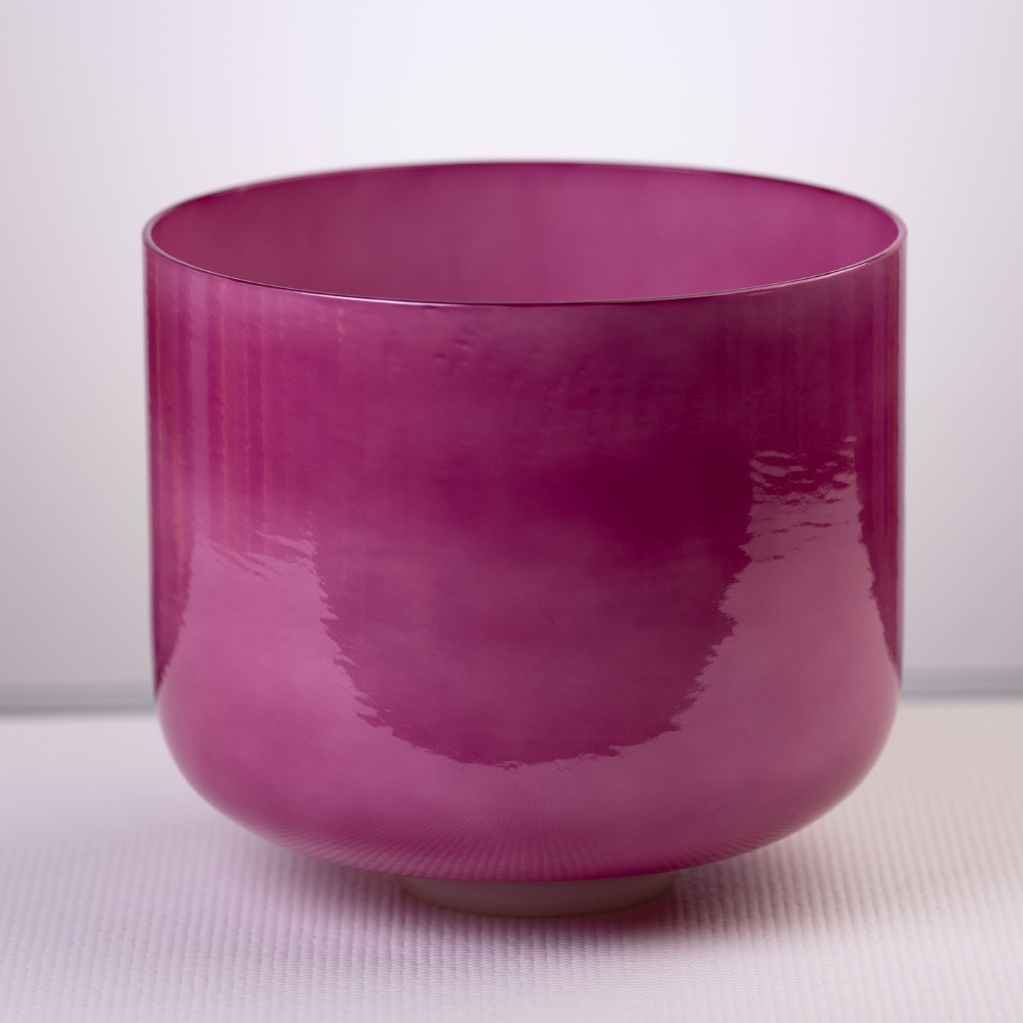 11" D+26 Magenta Manifestation Crystal Singing Bowl, Sacred Singing Bowls