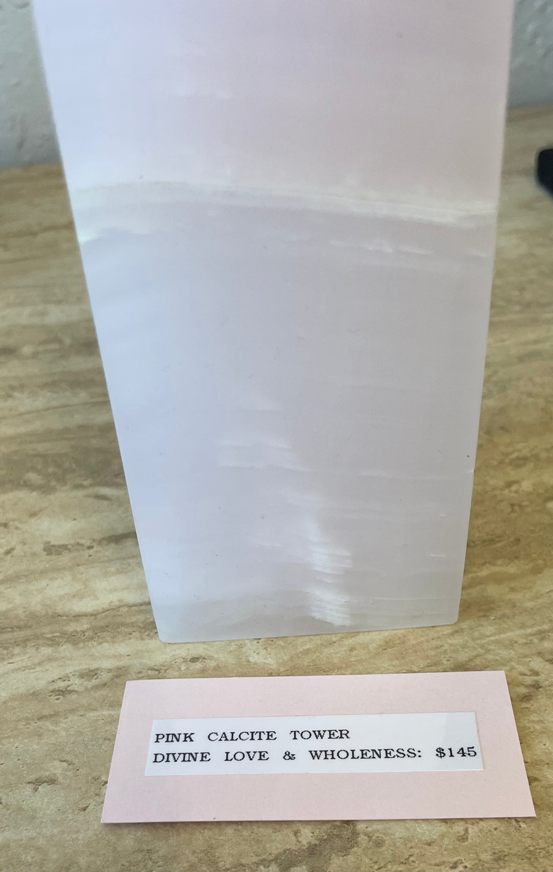 Light Pink Calcite Tower