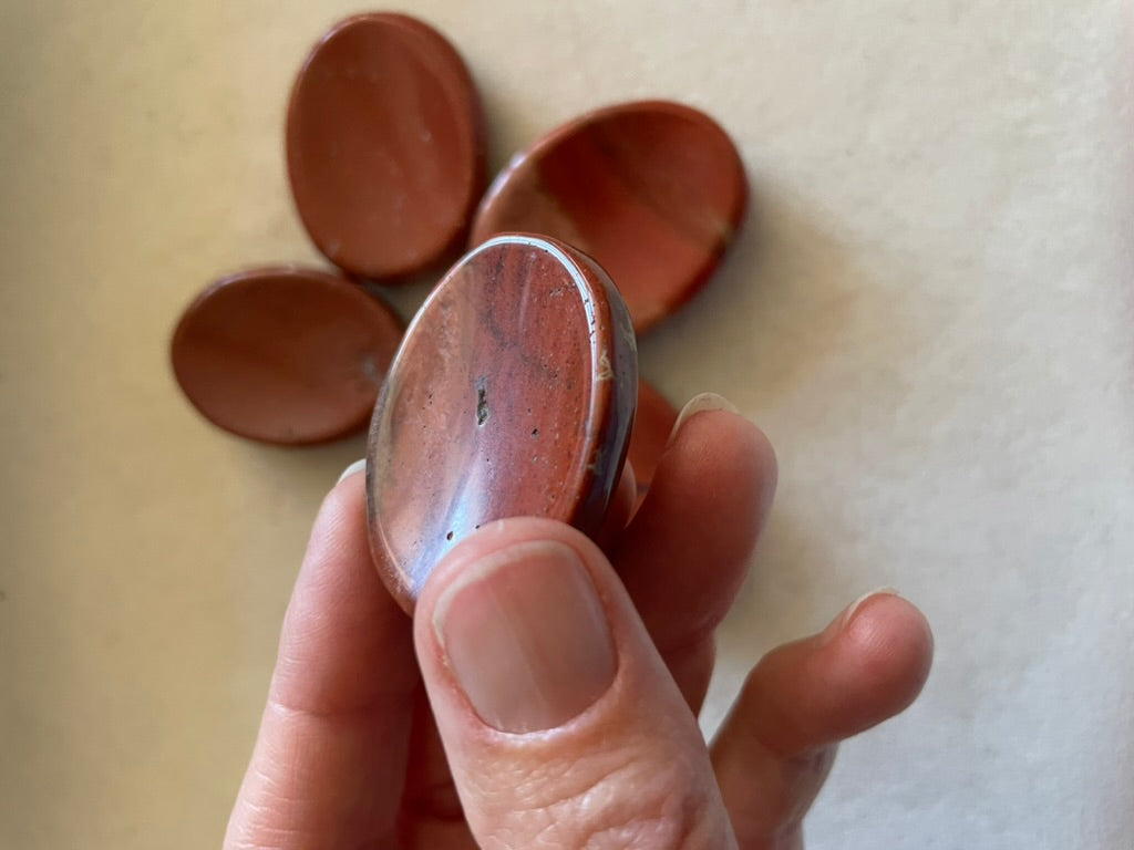 Red Jasper Worry Stones